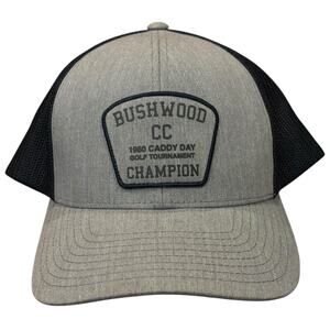 Travis Mathew Golf Bushwood CC 1980 Champion Trucker Snapback Hat Gray Navy Blue